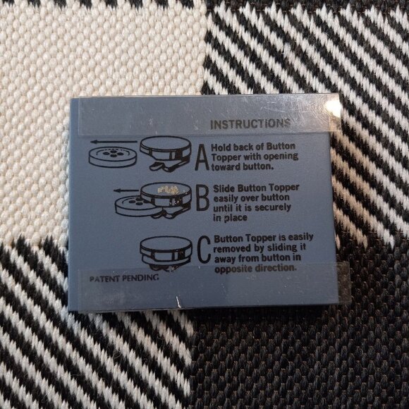 Swank Button Toppers - Picture 2 of 3